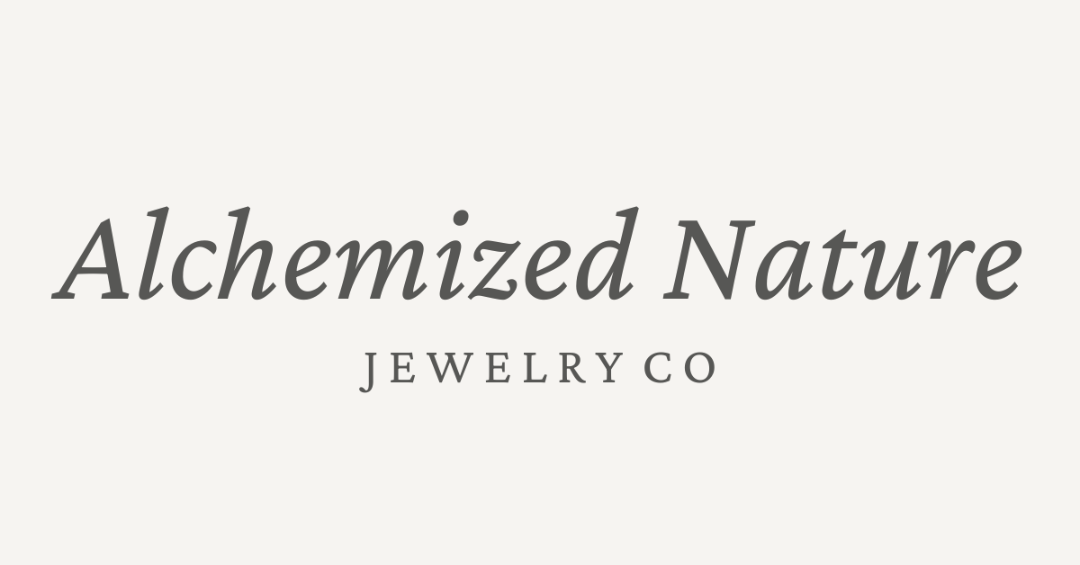 Handmade nature based jewelry Alchemized Nature