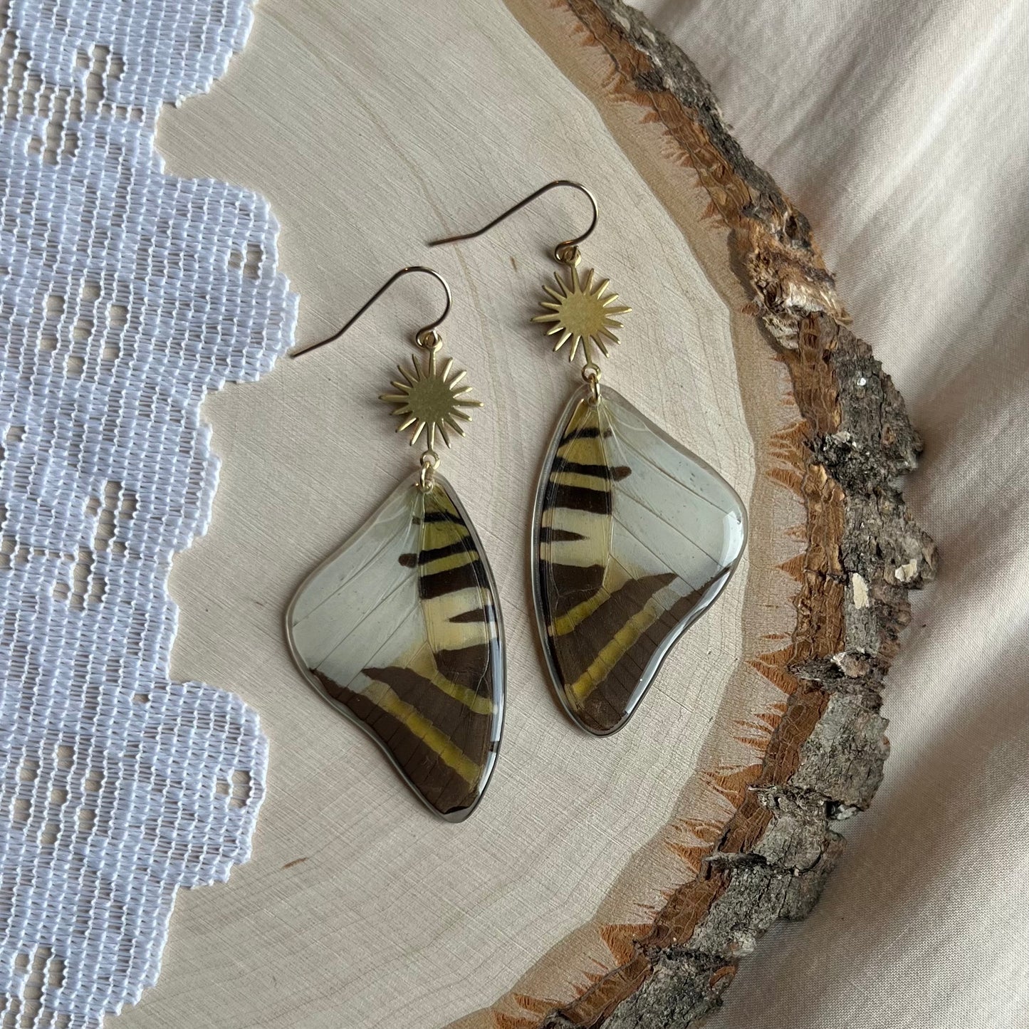 Swordtail Butterfly Earrings