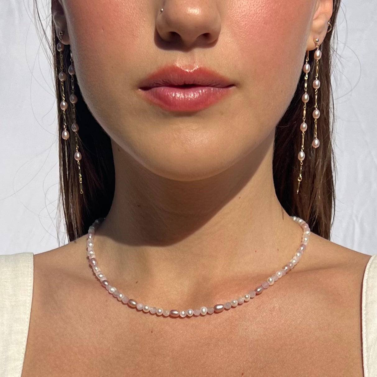 Drops of Lilac Earrings