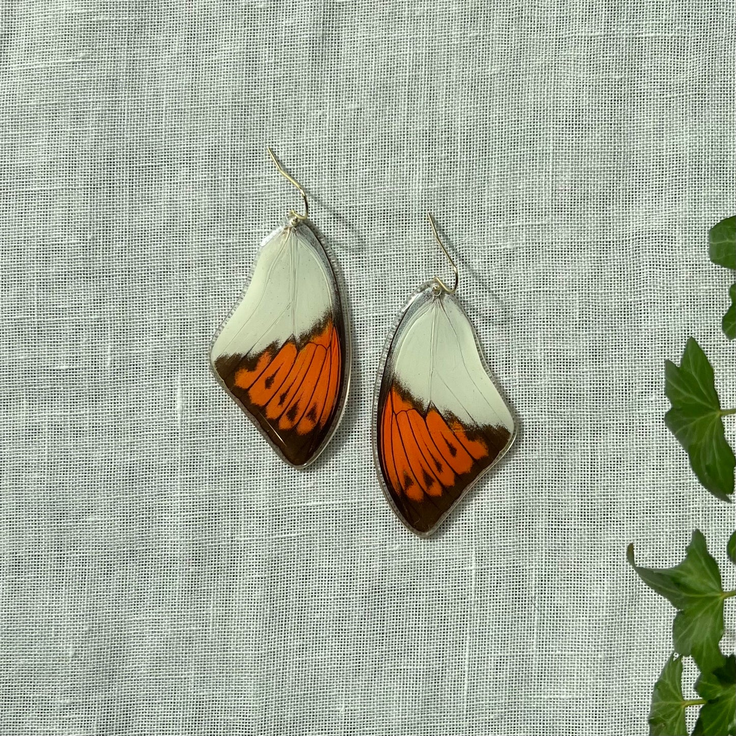 Orange Tip Earrings