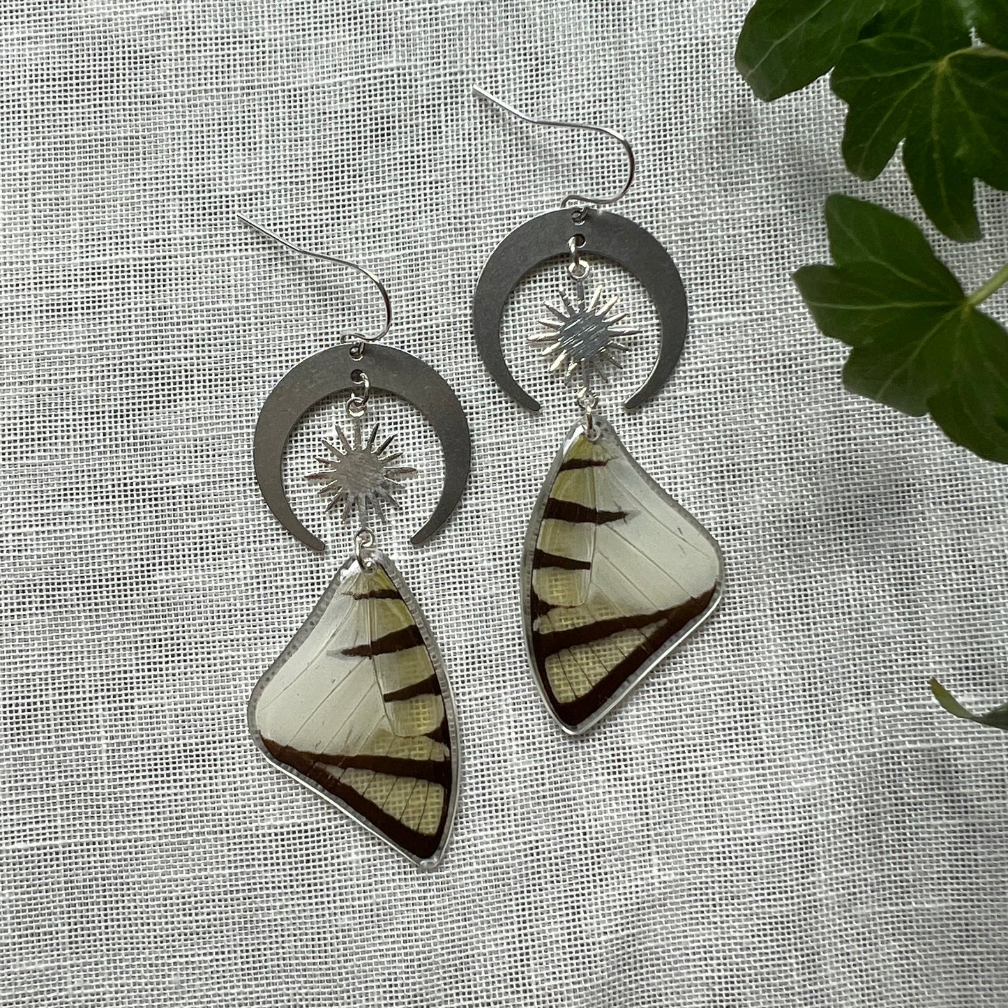 Zebra Swallowtail Earrings