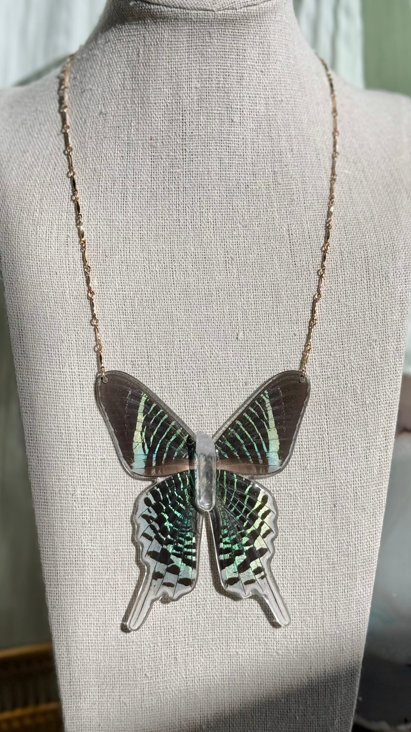 Urania Moth Necklace