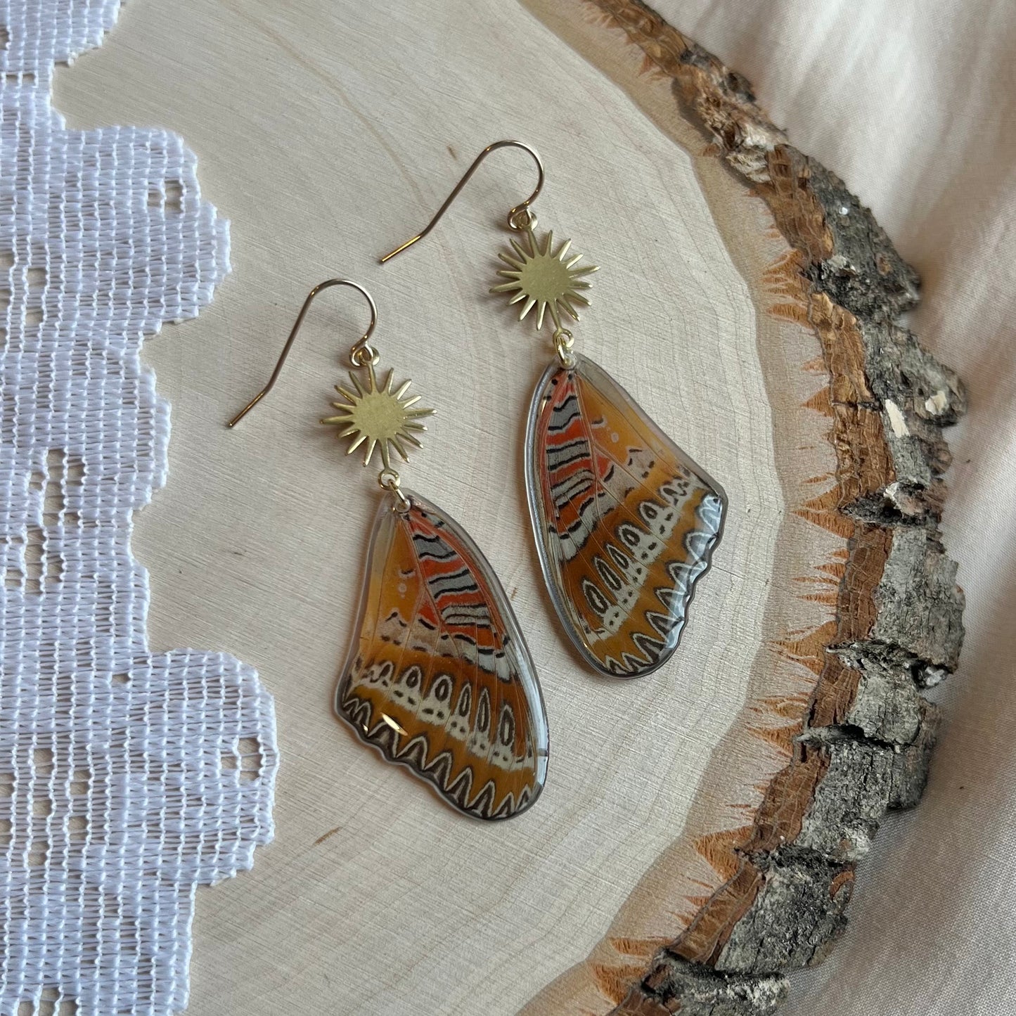 Leopard Butterfly Earrings