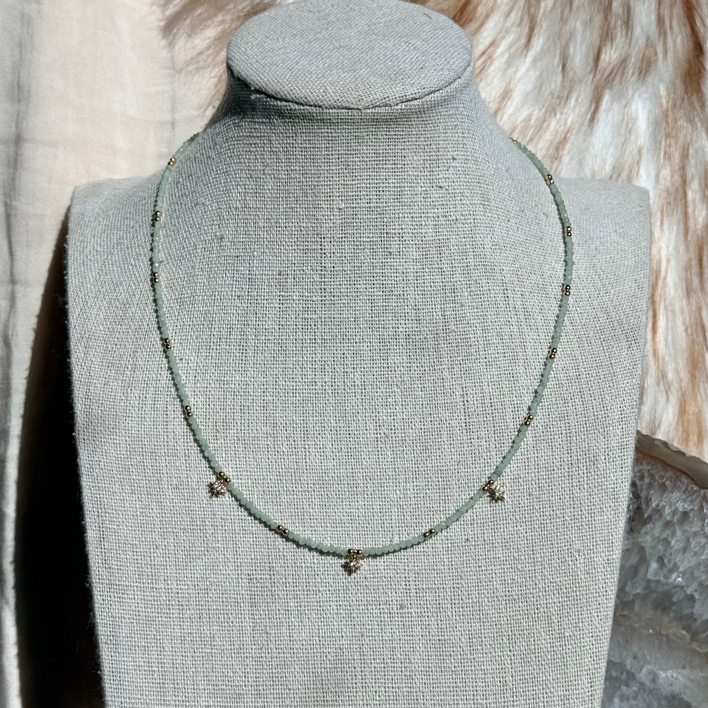 Star Dust Necklace- Jade