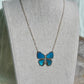 Little Blue Butterfly Necklace