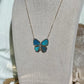 Little Blue Butterfly Necklace