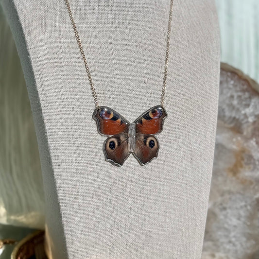 Peacock Butterfly Necklace