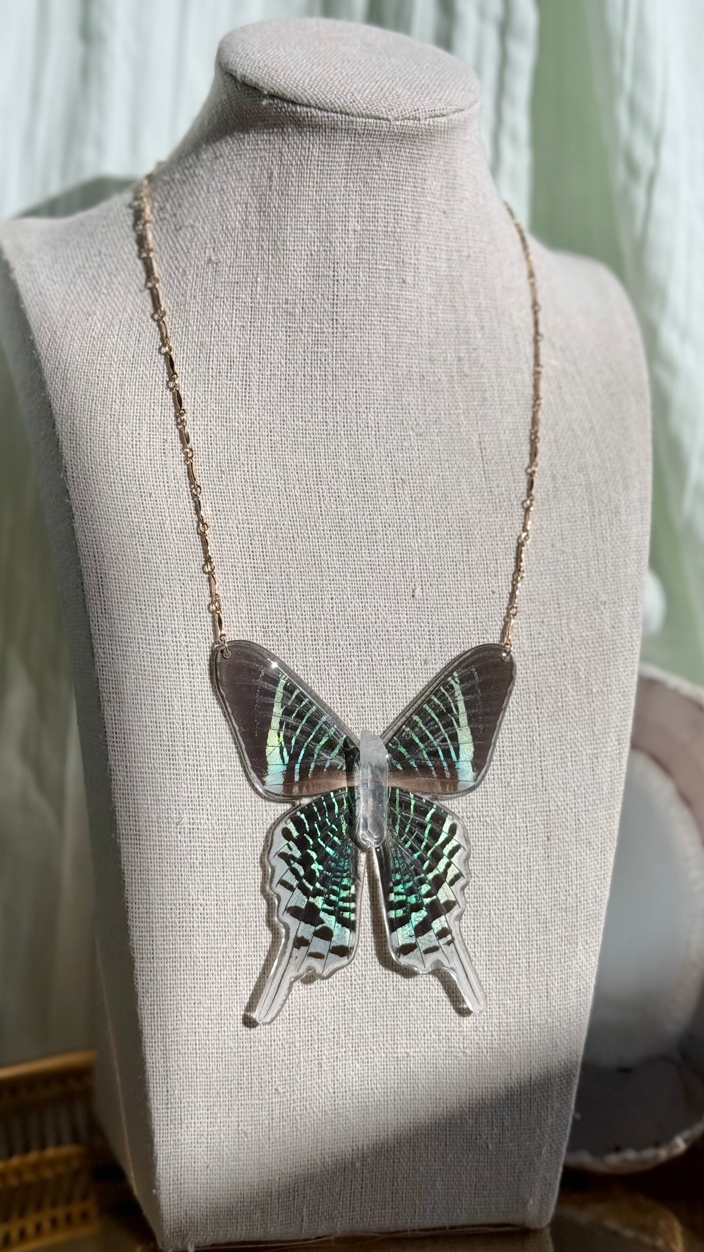 Urania Moth Necklace