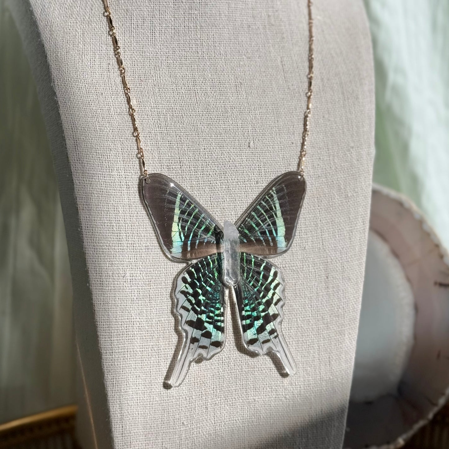 Urania Moth Necklace