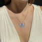 Little Periwinkle Butterfly Necklace