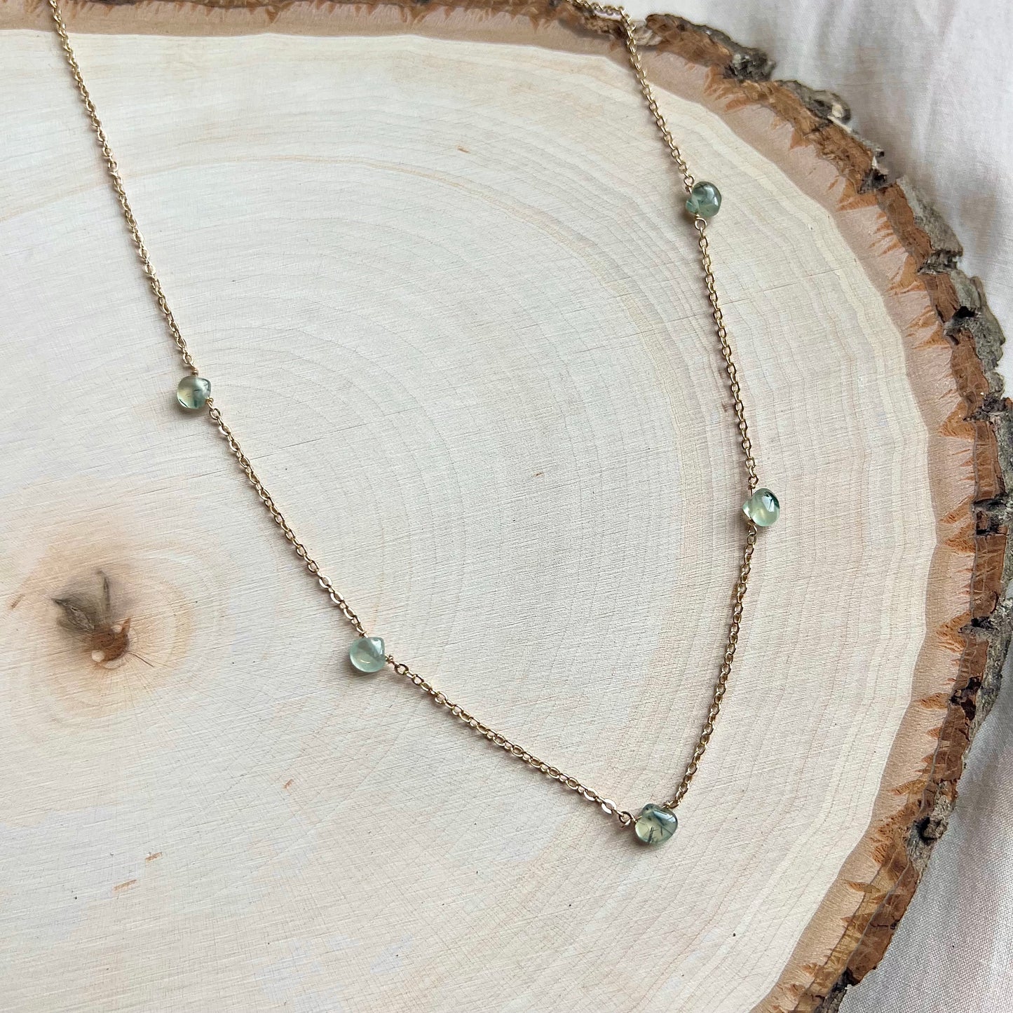 Prehnite Necklace