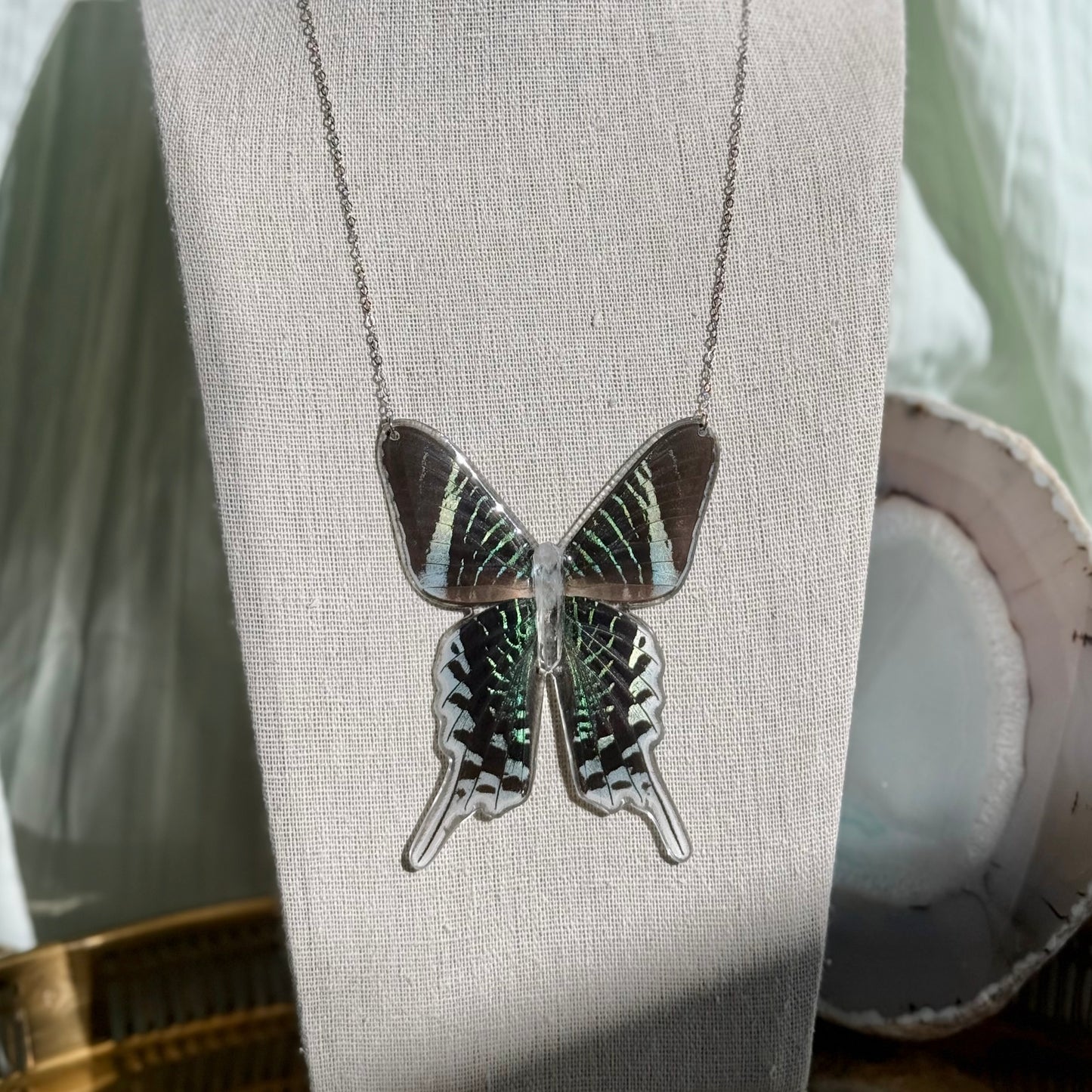 Urania Moth Necklace