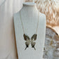 Zebra Swallowtail Butterfly Necklace