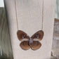 Crow Butterfly Necklace