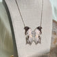 Mother of Pearl Butterfly Necklace