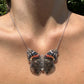 Red Admiral Butterfly Necklace