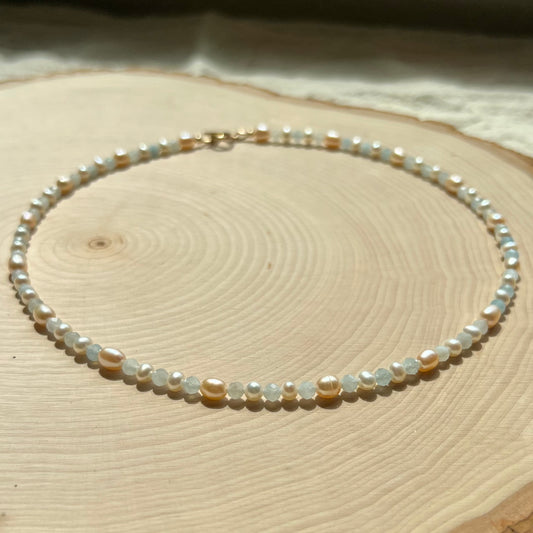Ocean Sunset Pearl Necklace