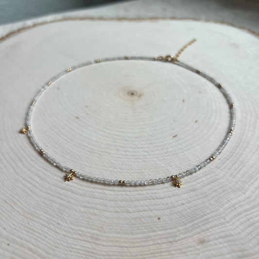 Star Dust Necklace- Moonstone