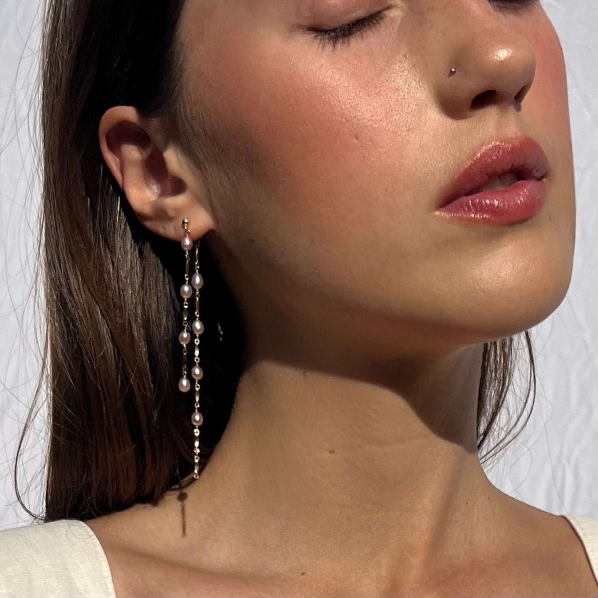 Drops of Lilac Earrings